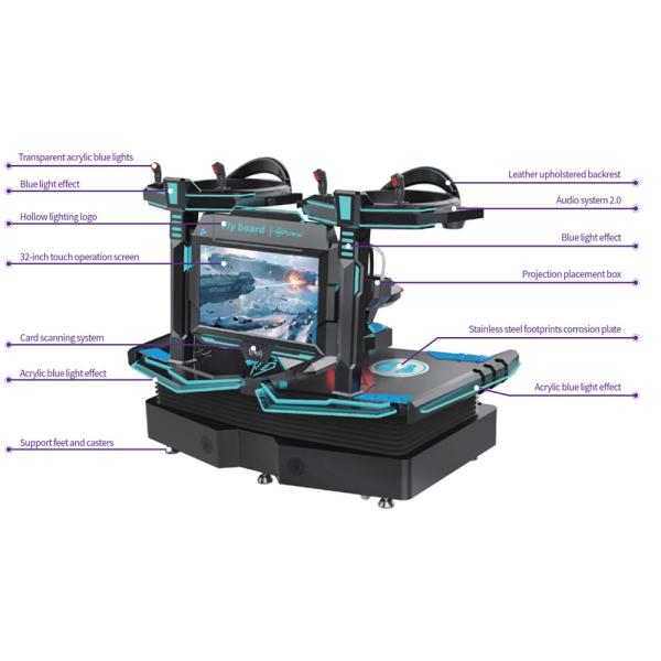 Integrative Stand Up Flight VR Simulator / 9D Virtual Reality Flight Simulator