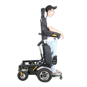 Wholesale Adjustable Medical Transport Wheelchair Foldable Electric Lightweight Wheelchair 101kg from china suppliers