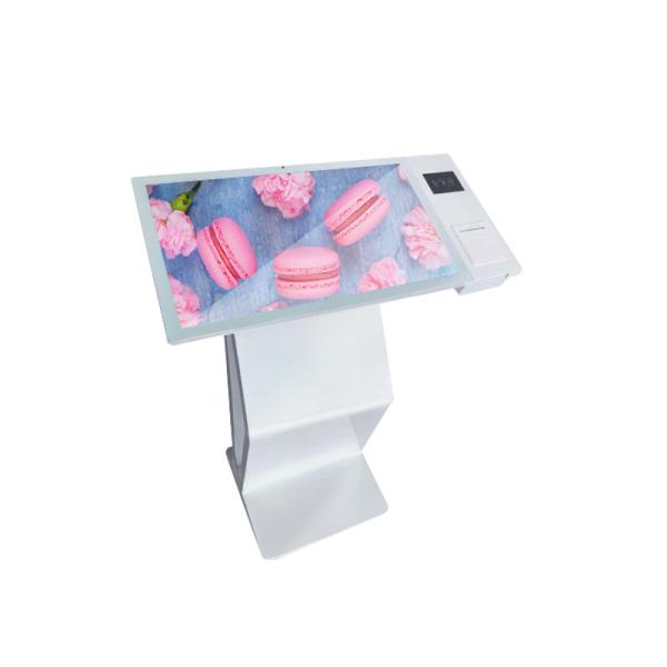 Quality Ips Screen Interactive Touch Kiosk With Scanner Receipt Printer for sale
