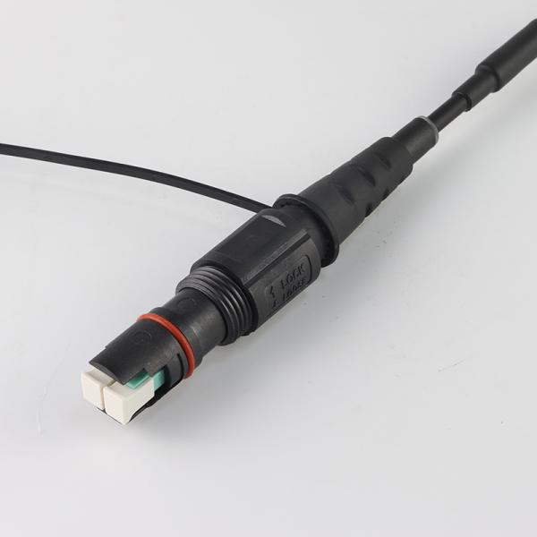Waterproof MINI IP LC SC MPO Fiber Optic Patch Cable Compatible With Optitap