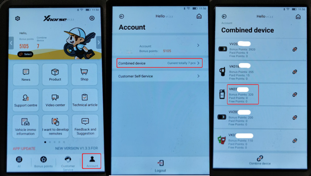 check key tool max points and token