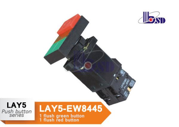 Quality LAY5（XB2）-EW8445 spring return flat button push button swithes for sale