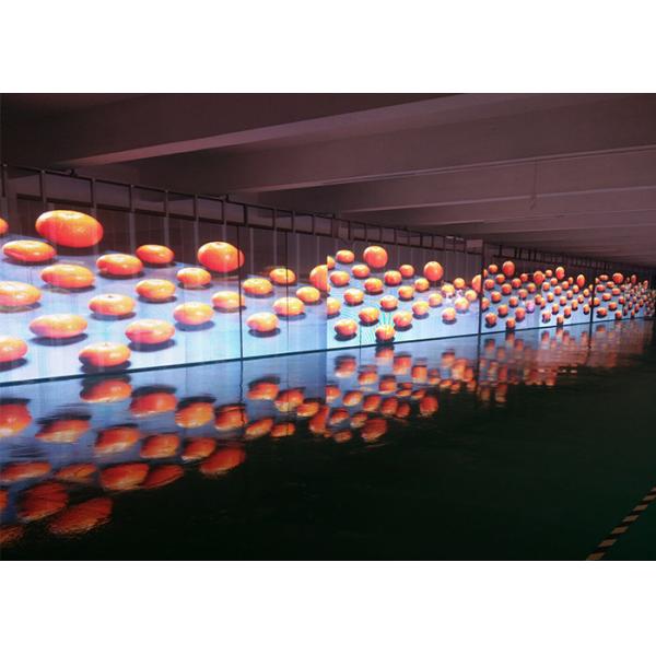 HD Tech Indoor Transparent Glass LED Display 500x1000mm 3500cd/M2