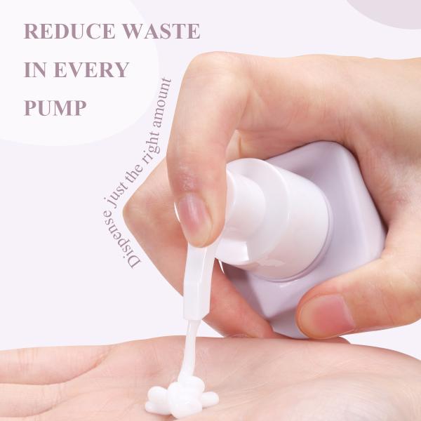 Pump Plastic Shampoo And Conditioner Bottles 250ml Leak Proof Toiletries Skincare