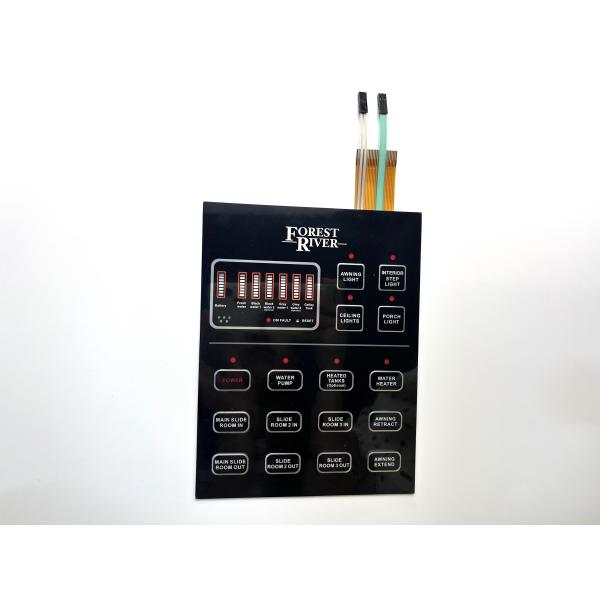 Customizable Stock Membrane Switch Keypad High Effective For Electric Fan