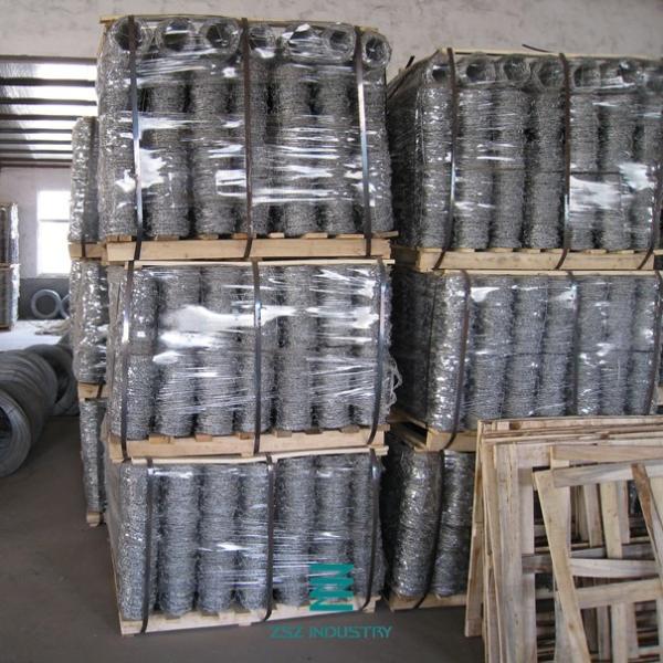 Security Gillnet Galvanised Wire Roll High Tensile Width 15mm Mesh Hole