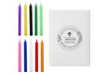 12 Cm 10 Colors Ritual Chime Candles Unscented 4 Inch Tall Mini Spell Candles