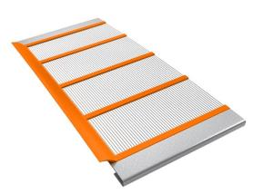China PU Support Strip Straight Wire Self Cleaning Screen Mesh on sale