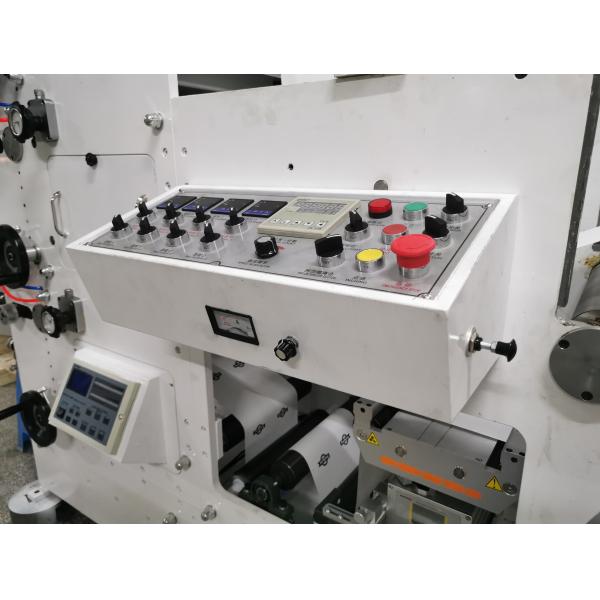 Adhesive Sticker Flexographic Label Printing Machine 4 Color 220 380v