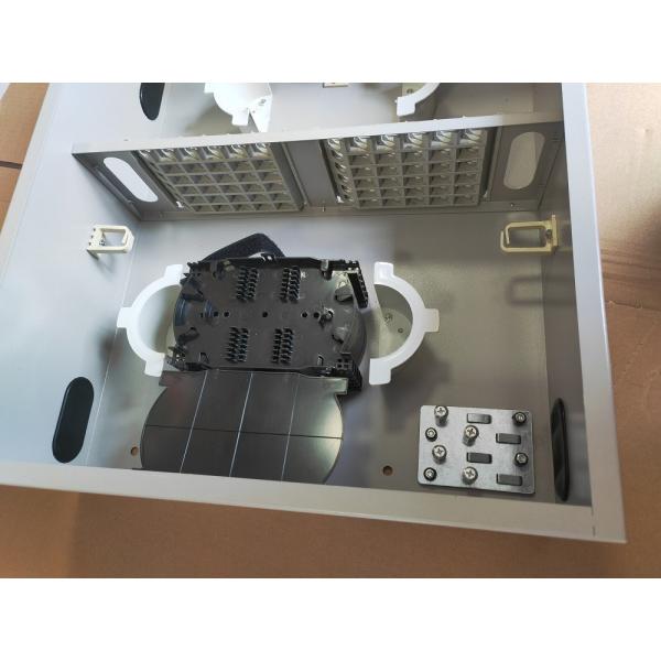 72Port Single Door Wall Mount Fiber Enclosure 72fibers (SC/SX) Grey / Customized