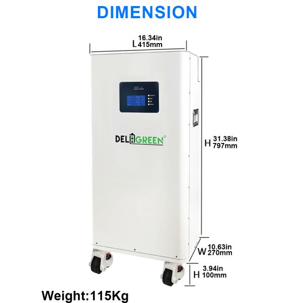 EU Stock 48V Lithium Ion Battery Pack Kit 314ah 16S DC Breaker Home energy storage solar