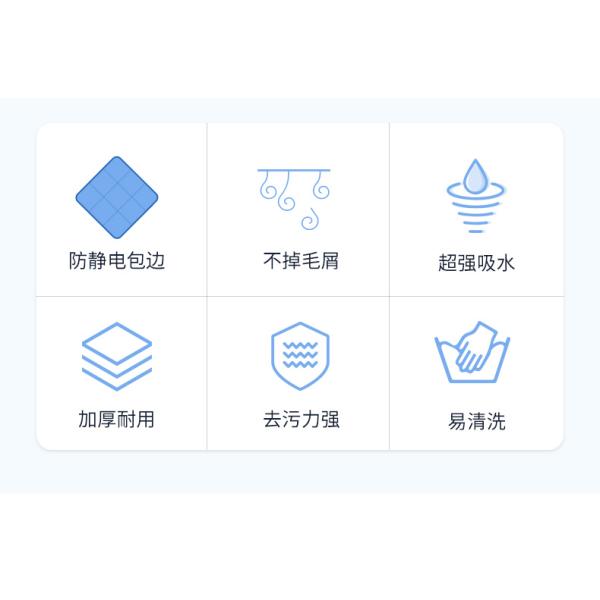 30x40cm Reusable Microfiber Cleanroom Wipes for Pharma Factories