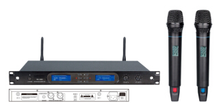 excellent quality 8009 wireless microphone system 200 channels selectable rack mount