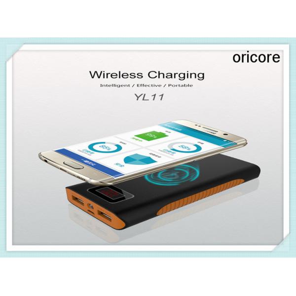 Small Pocket Wireless Charging Power Bank 5V Rectangle Portable External Battery Charger