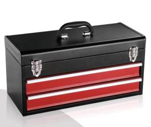 China 2 Drawers Heavy Duty Tool Box Trolley With Handle DT-SC2-003 Tool Cart Box on sale