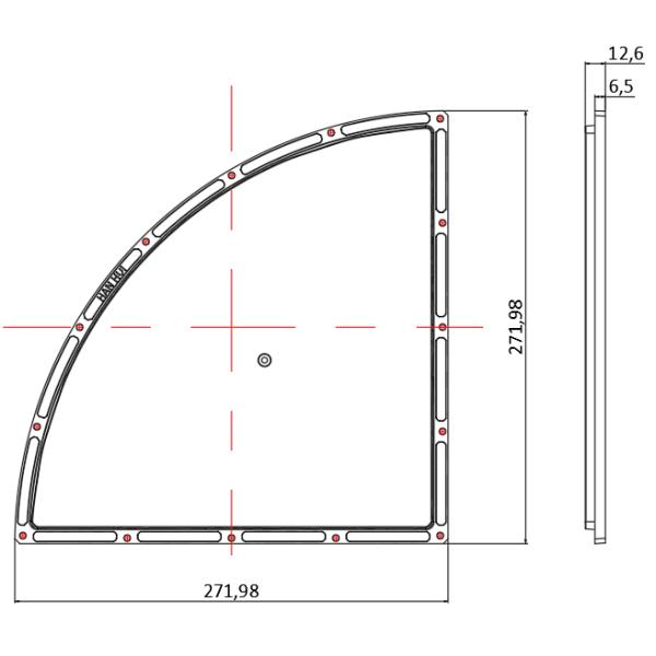 10 Degree Flood Light 3030 Led Lens PC Led Optics For Stadium Light