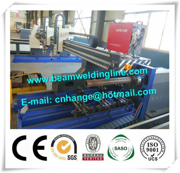 Quality CNC Plasma Cutting Machine For Sheet And Pipe , Pipe Profile Plasma Cutting Machine for sale