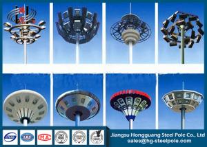 Wholesale Polygonal ISO 9001 Galvanized Flood Light Poles Outdoor Stadium Lighting Pole from china suppliers