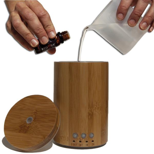 150ml Real Bamboo Ultrasonic Oil Diffuser