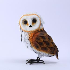 Wholesale ODM Sturdy Outdoor Metal Owl Decoration Durable Metal Art Garden Ornaments from china suppliers