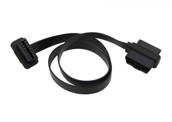 Quality OBD2 OBDII J1962 Male and Female Pass-thru to OBD2 Female Extension Cable for sale