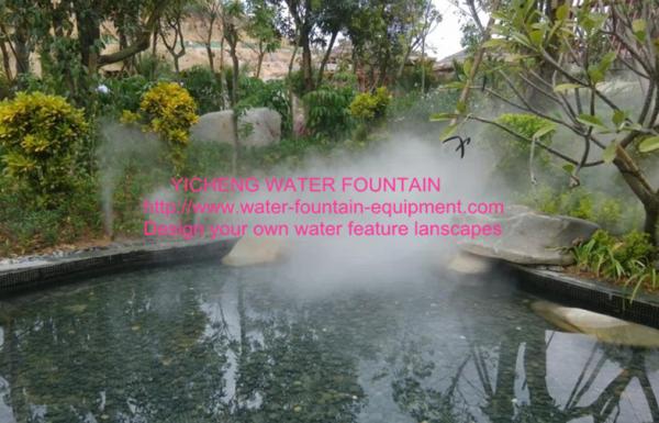 Quality Artificial Fog Water Fountain Project Cold Fogging Machine For Making Mist for sale