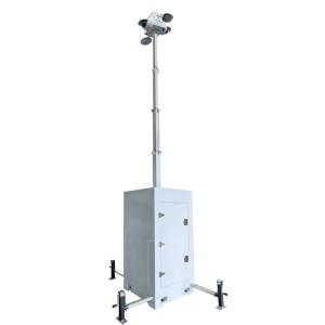 China Mobile Communication Tower Mobile Surveillance Tower For Temporary Construction Site on sale