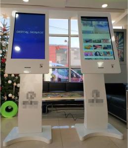 32inch Floor Standing Digital Signage Interactive Kiosk Touch Screen Totem
