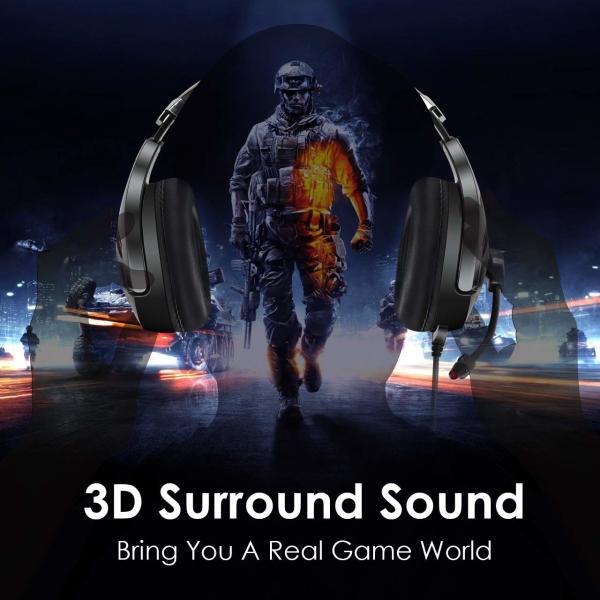 20000Hz 117dB Noise Cancelling Over Ear Headphones With Mic