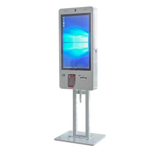 China Intelligent Self Ordering Kiosk For Fastfood Restaurant Bill QR Scanner Payment Kiosk on sale