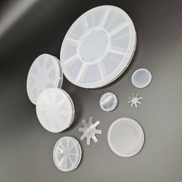 Spring Design Wafer Shipping Box Coin Sytle Transport Cutting Wafers With Visual Design