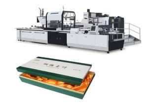 Wholesale High Efficient Paper Box Forming Machine , Shirt Cardboard Box Folding Machine from china suppliers