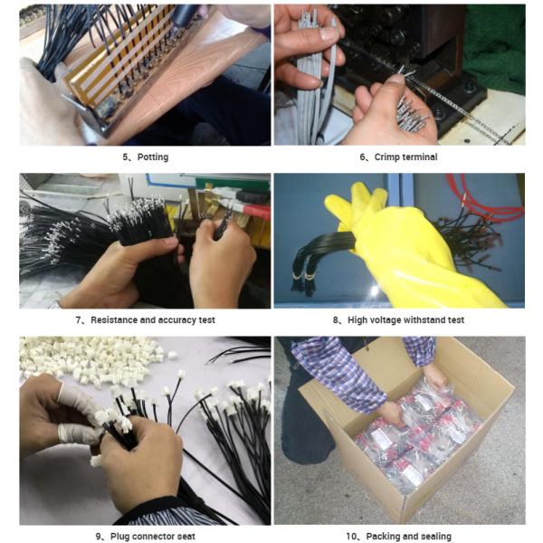 Waterproof Cylindrical PT1000 Temperature Sensor For HVAC System