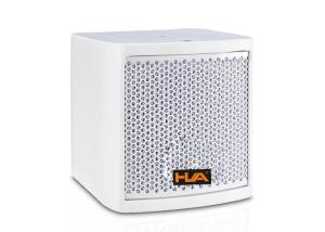 Min Line Array Speakers white 4 inch Column speaker for meeting room