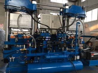 PLC Touch Rubber Vulcanizing Press Tennis Ball Making Machine