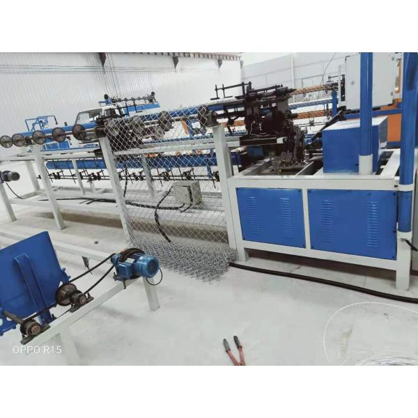 9.5 Kw Two Wire Fully Automatic Chain Link Fencing Machine