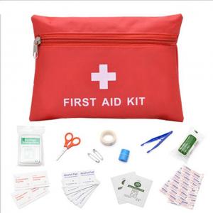 China Custom Multifunctional Home Emergency Medical First Aid Kit Bag Portable Outdoor Waterproof Survival First Aid Kit With Supplies on sale