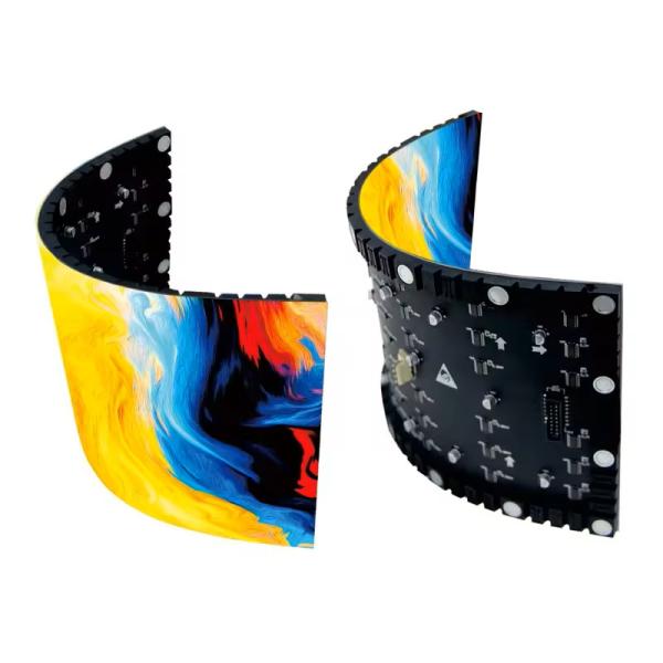 Quality Programmable Cylinder Flexible LED Display Screen P1.25 SMD1010 for sale