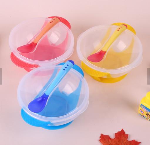 Quality FDA Approved Silicone Mold Tools BPA / Latex Free Baby Feeding Bowl With Spoon for sale