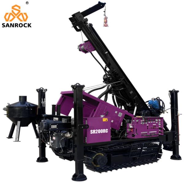 Reverse Circulation Drilling Rig Hydraulic RC Drilling Machine Depth 200m Exploration Core Drilling Rig