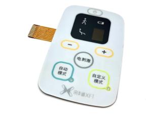 Customizable Design Flat Single Button Membrane Switch For Household Device