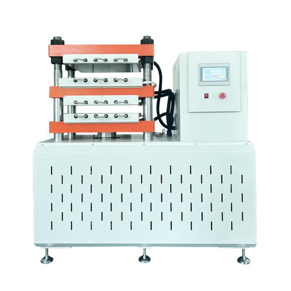 Rubber Plate Vulcanizing Compression Molding Press Machine With Double Layer