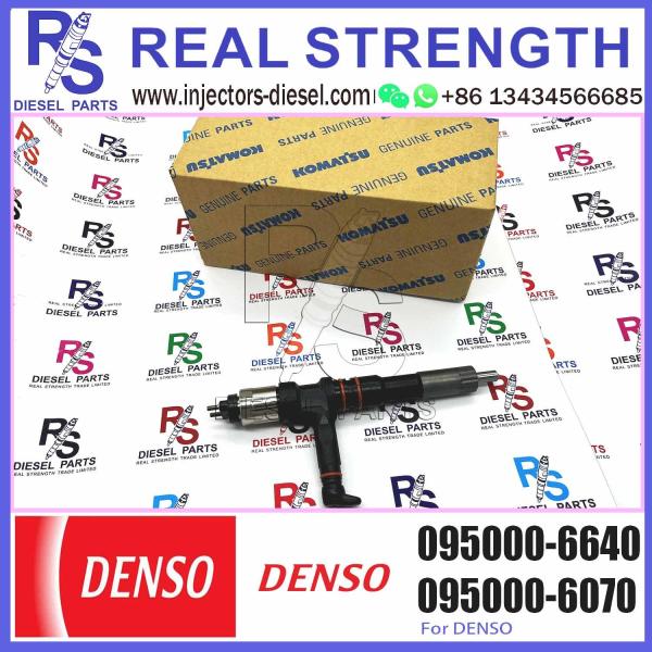Diesel Nozzle Fuel Injector 095000-6640 6251-11-3200 6251-11-3201for KOMATSU SAA6D125E-5C/5D Engine
