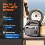 500Wh Portable Outdoor Solar Generator With Mobile Lithium Battery 110V AC