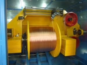 China Automatic 11.6-99mm Pitch Two Copper Wire Twisting Machine on sale