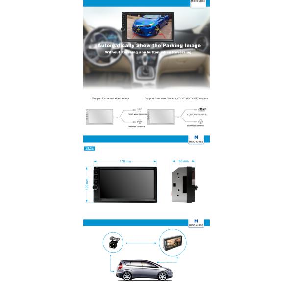 Wholesome 7inch Touch Screen Car Video MP3 MP4 MP5 Video Player