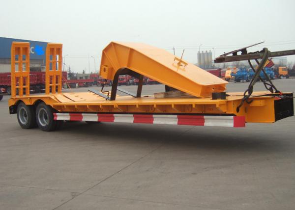 Quality 3-6 Axles Low Bed Semi Trailer For Container Shipment And Off Site Assemble for sale