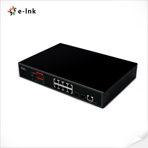 Quality Managed 802.3at SFP Multi Port Ethernet Switch Powered By PoE for sale
