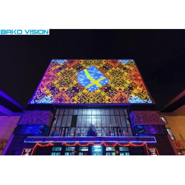 Glass Advertising Led Display Wide Angle Screen High Brightness 1000X500mm Cabinet P5 Video Wall