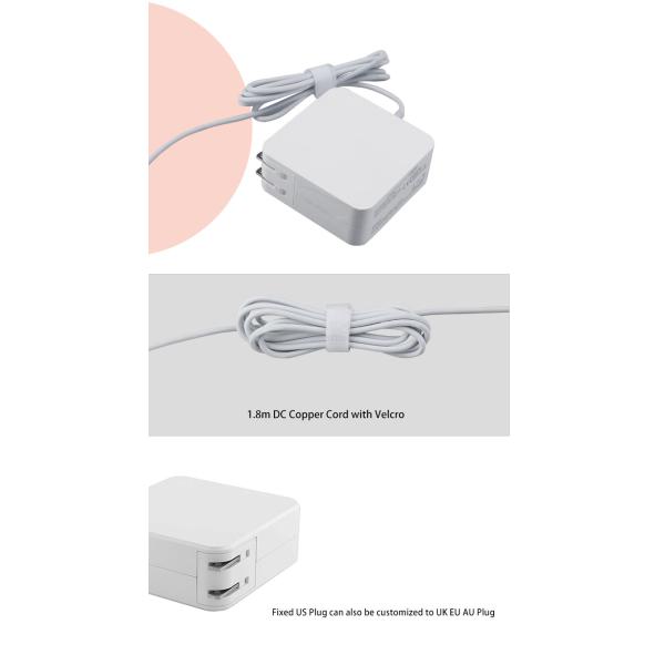 16.5V 3.65A Computer Hardware Devices , AC DC 45W 60W 85W Laptop Charger Adapter